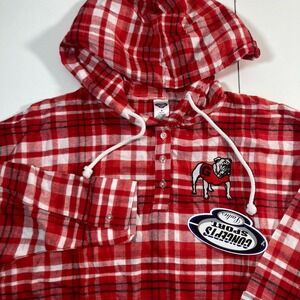 Red Plaid Women's Hoodie